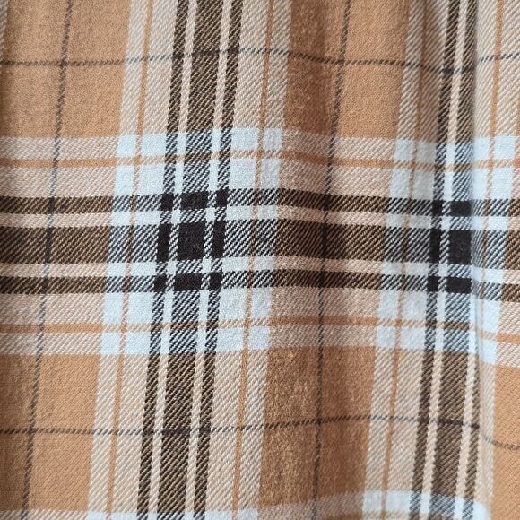 GAP Unisex Tan Plaid Shirt,NWOT - Picture 4 of 5